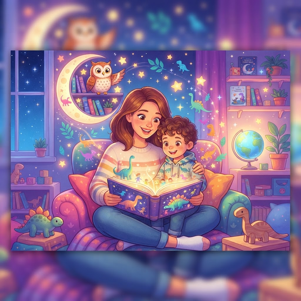 Featured image for 15 dinosaurs story ideas for kids - InstaTales AI storytelling blog