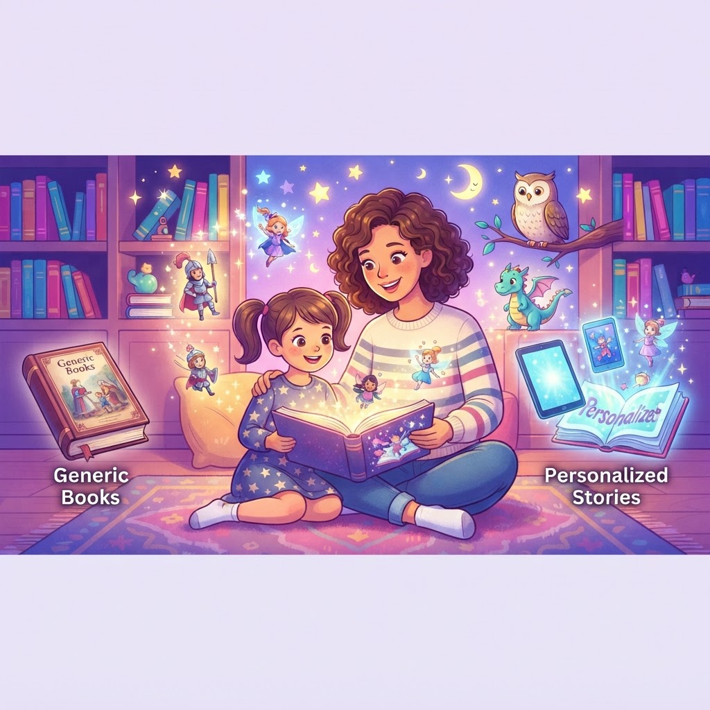Featured image for Personalized vs Generic Stories: What Research Says - InstaTales AI storytelling blog