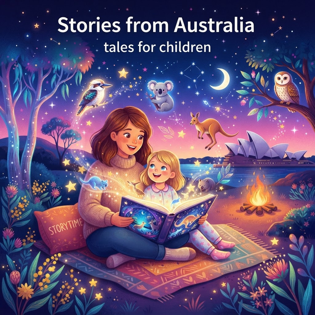 Featured image for Stories from Australia for Children - InstaTales AI storytelling blog