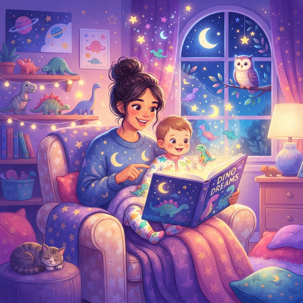 Featured image for Best dinosaurs bedtime stories for 1-year-olds - InstaTales AI storytelling blog