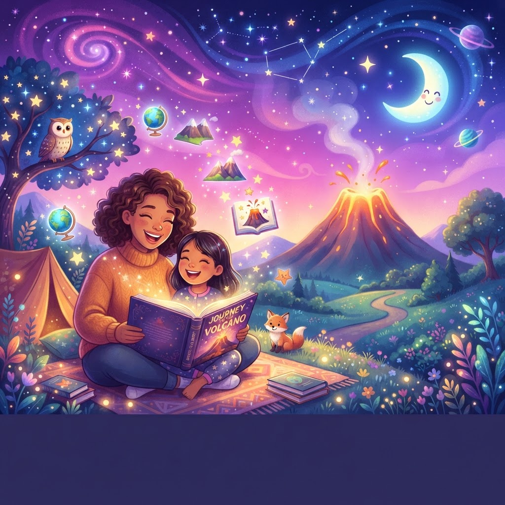 Featured image for Volcanoes Stories for Kids That Teach Science - InstaTales AI storytelling blog