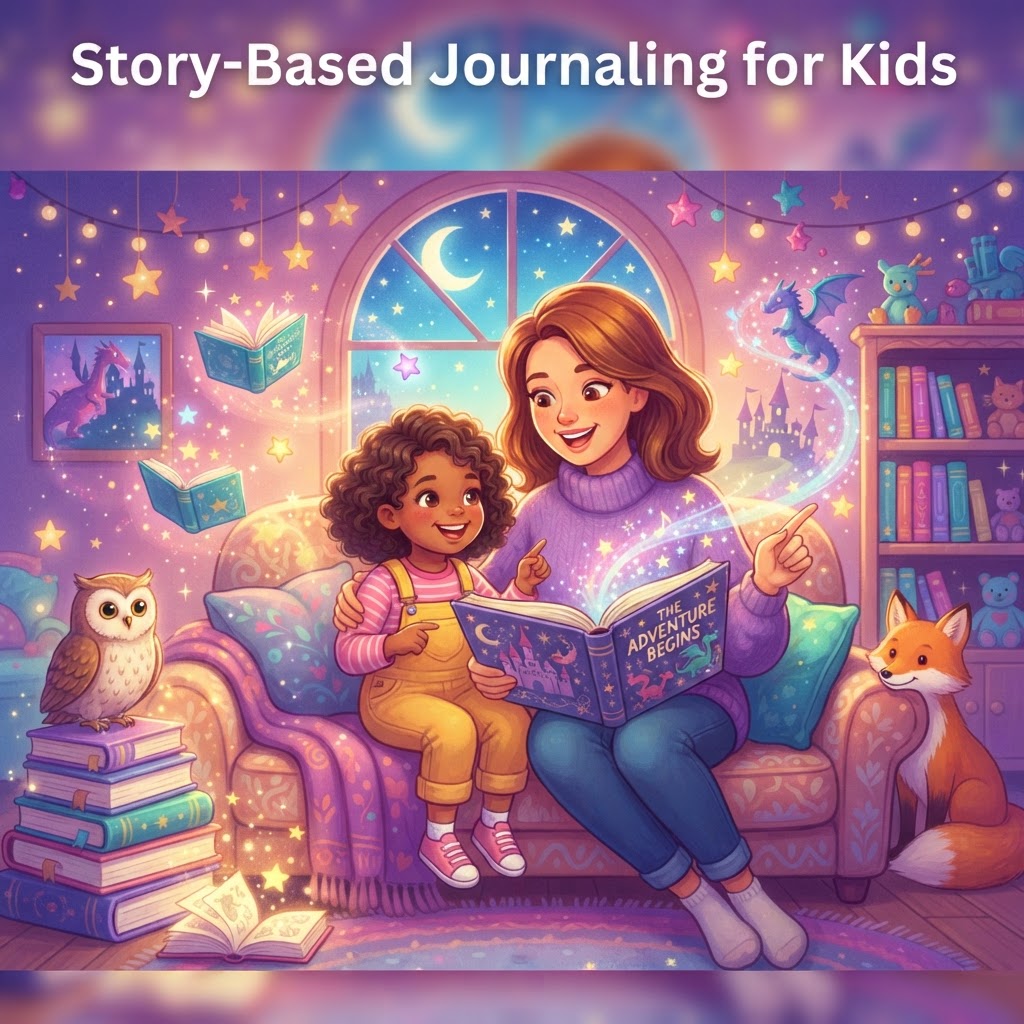 Featured image for Story-Based Journaling for Kids: 6 Easy Activities - InstaTales AI storytelling blog