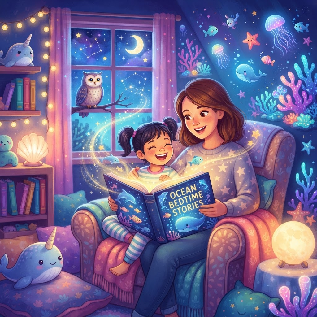 Featured image for Best ocean bedtime stories for 7-year-olds - InstaTales AI storytelling blog