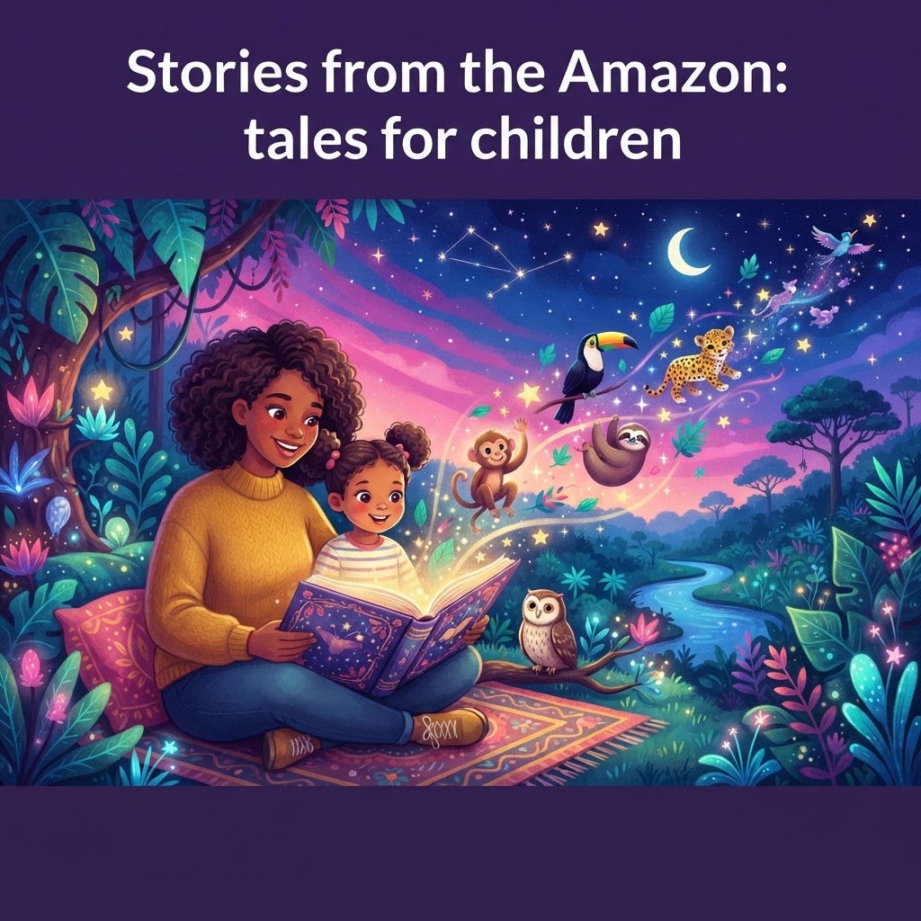 Featured image for Stories from the Amazon for Curious Kids - InstaTales AI storytelling blog