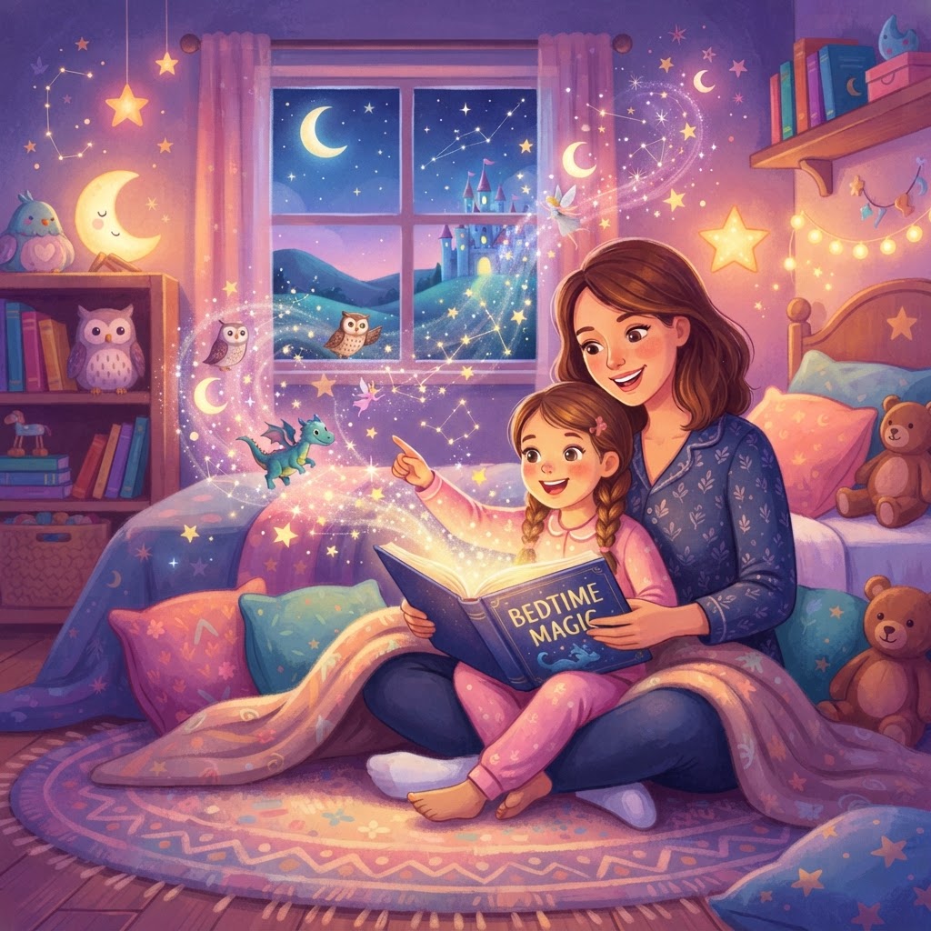 Featured image for Best magic bedtime stories for 7-year-olds - InstaTales AI storytelling blog