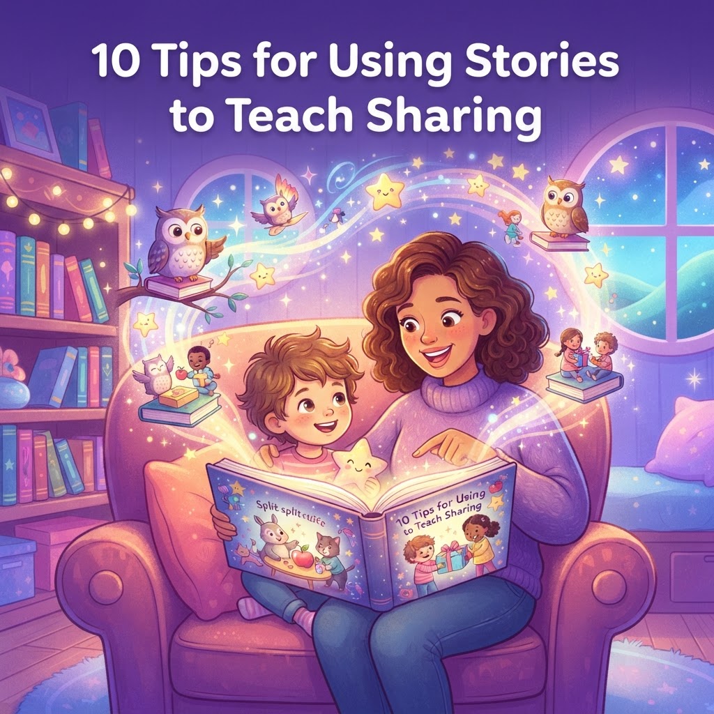 Featured image for 10 Sharing Stories Tips to Help Kids Learn to Share - InstaTales AI storytelling blog