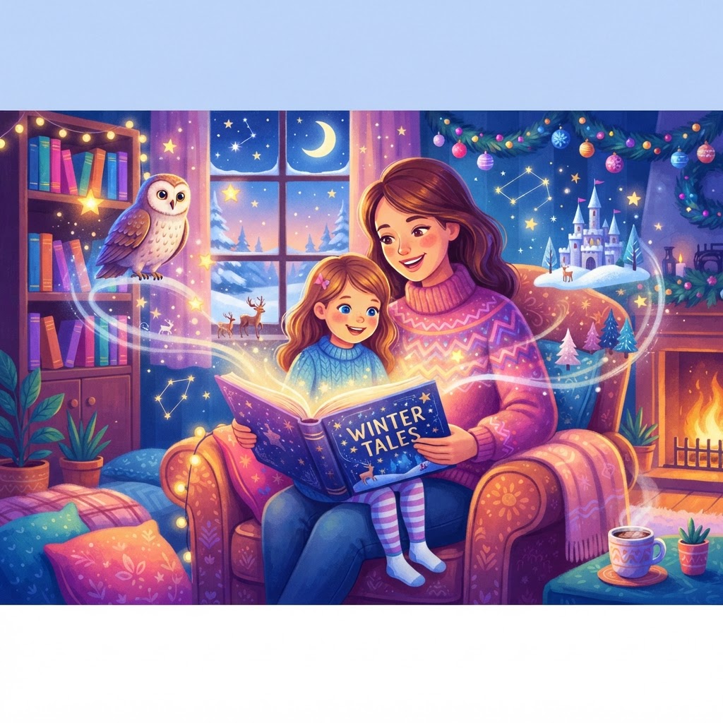 Featured image for 7 Winter Story Activities for Kids - InstaTales AI storytelling blog