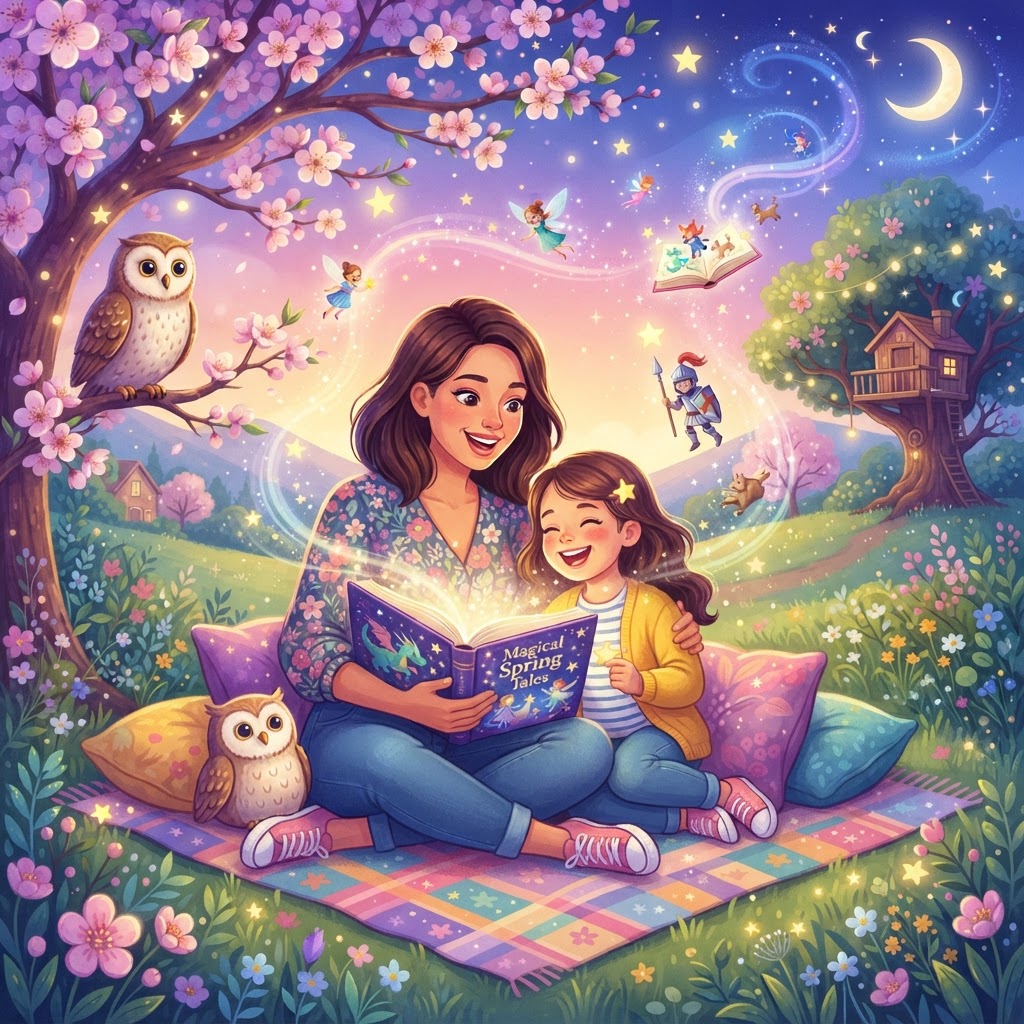 Featured image for 7 Spring Story Activities for Kids - InstaTales AI storytelling blog
