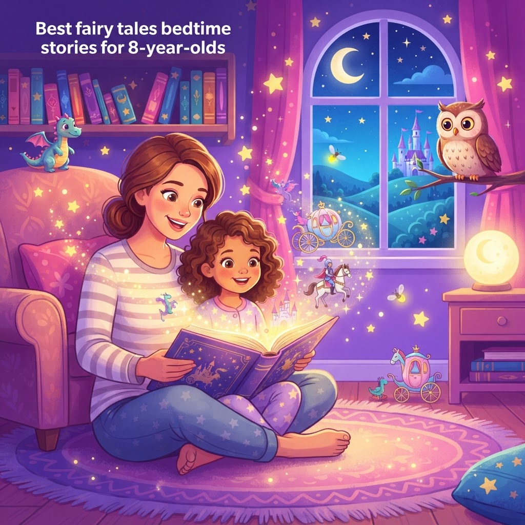 Featured image for Best fairy tales bedtime stories for 8-year-olds - InstaTales AI storytelling blog