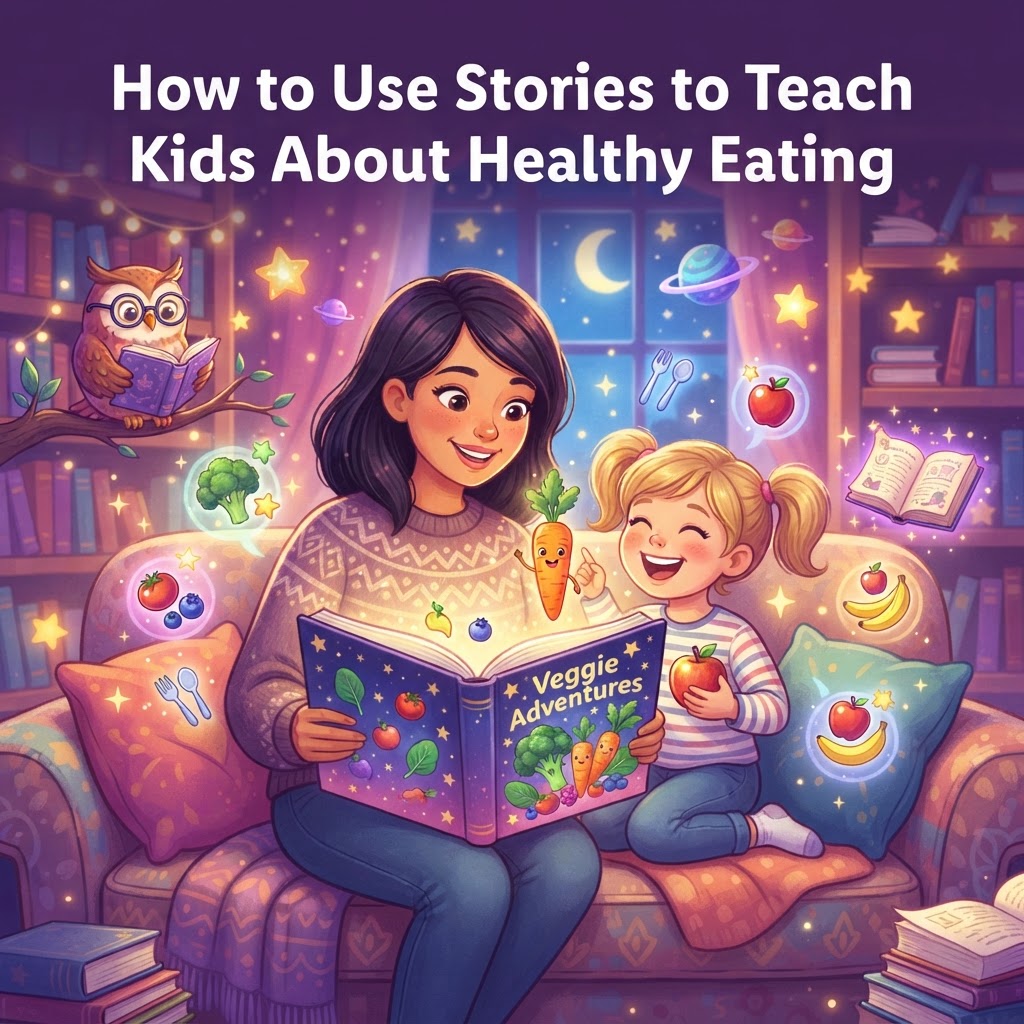 Featured image for Healthy Eating Stories for Kids: Parent Guide - InstaTales AI storytelling blog