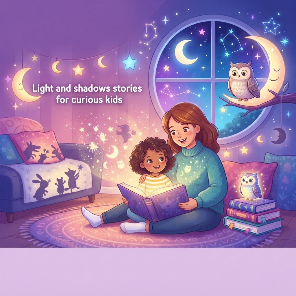 Featured image for Light and Shadows for Kids: 5 Story Ideas - InstaTales AI storytelling blog