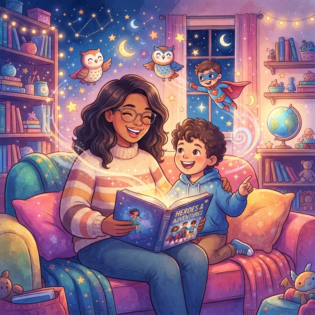 Featured image for Superheroes Stories for Kids: Bedtime Adventures - InstaTales AI storytelling blog
