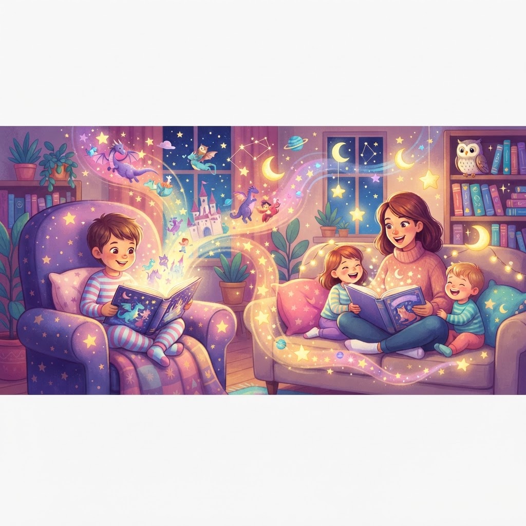 Featured image for Individual vs Group Reading for Kids: What Works? - InstaTales AI storytelling blog
