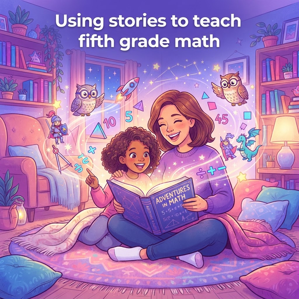 Featured image for Fifth Grade Math Stories That Make Learning Stick - InstaTales AI storytelling blog