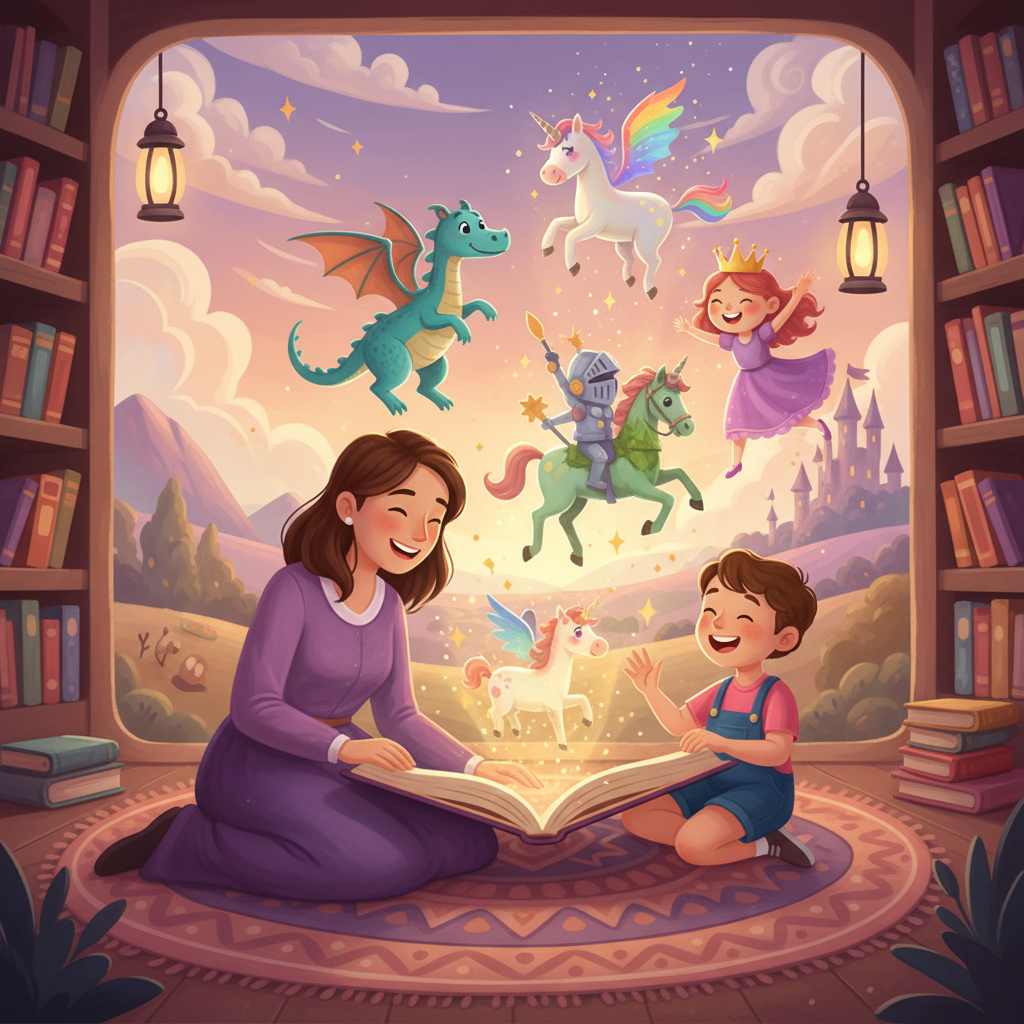 Featured image for The Art of Collaborative Storytelling with Your Children - InstaTales AI storytelling blog