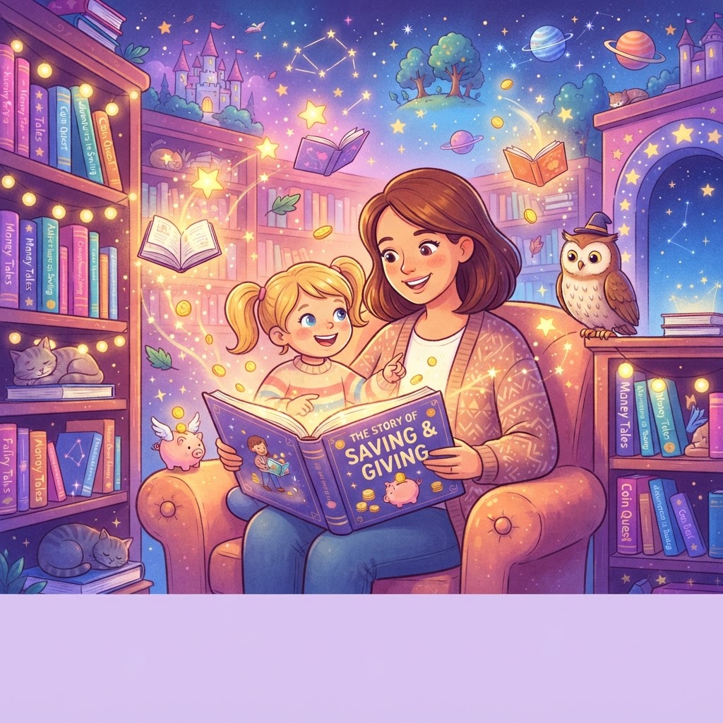 Featured image for Money Stories for Kids: Teach Smart Money Habits - InstaTales AI storytelling blog