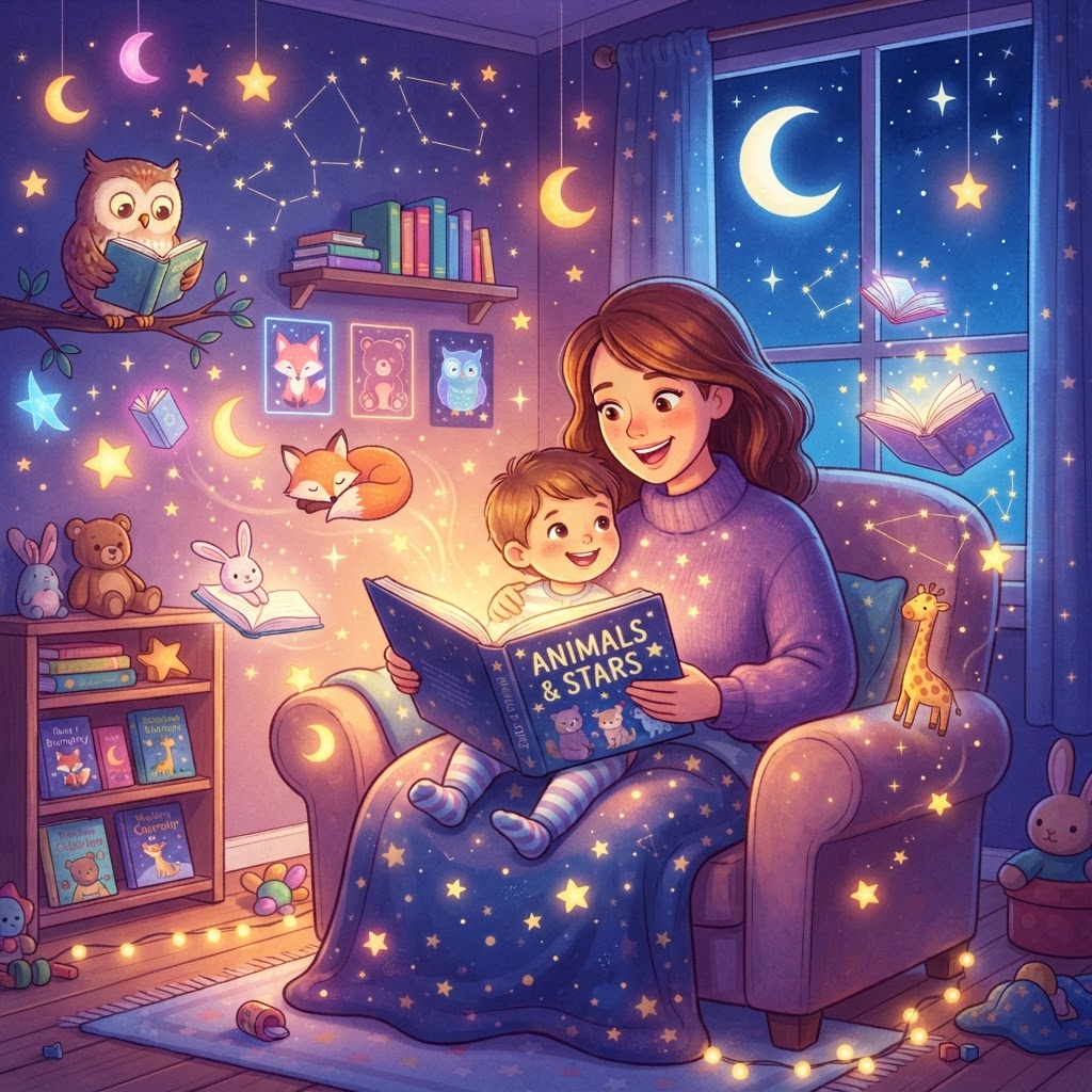 Featured image for Best animals bedtime stories for 2-year-olds - InstaTales AI storytelling blog