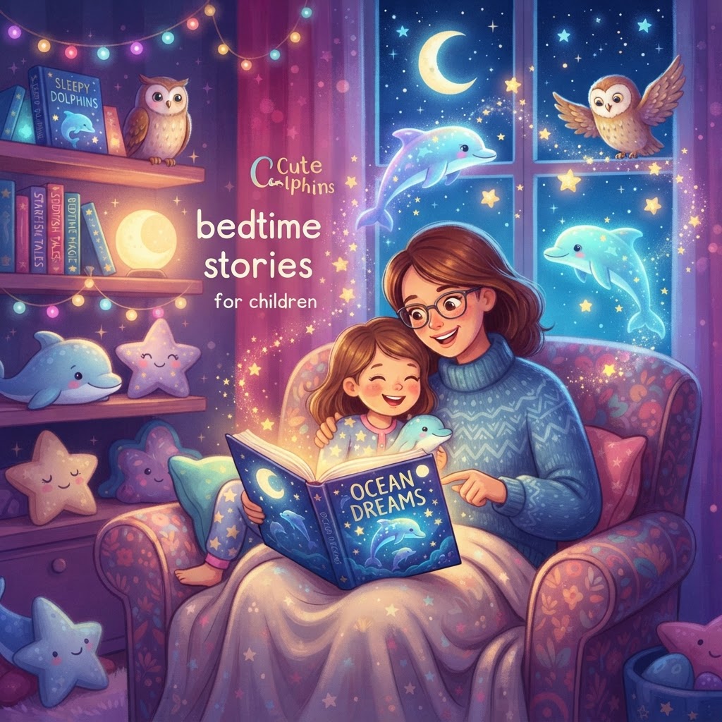 Featured image for Cute Dolphins Stories for Sleepy Bedtimes - InstaTales AI storytelling blog
