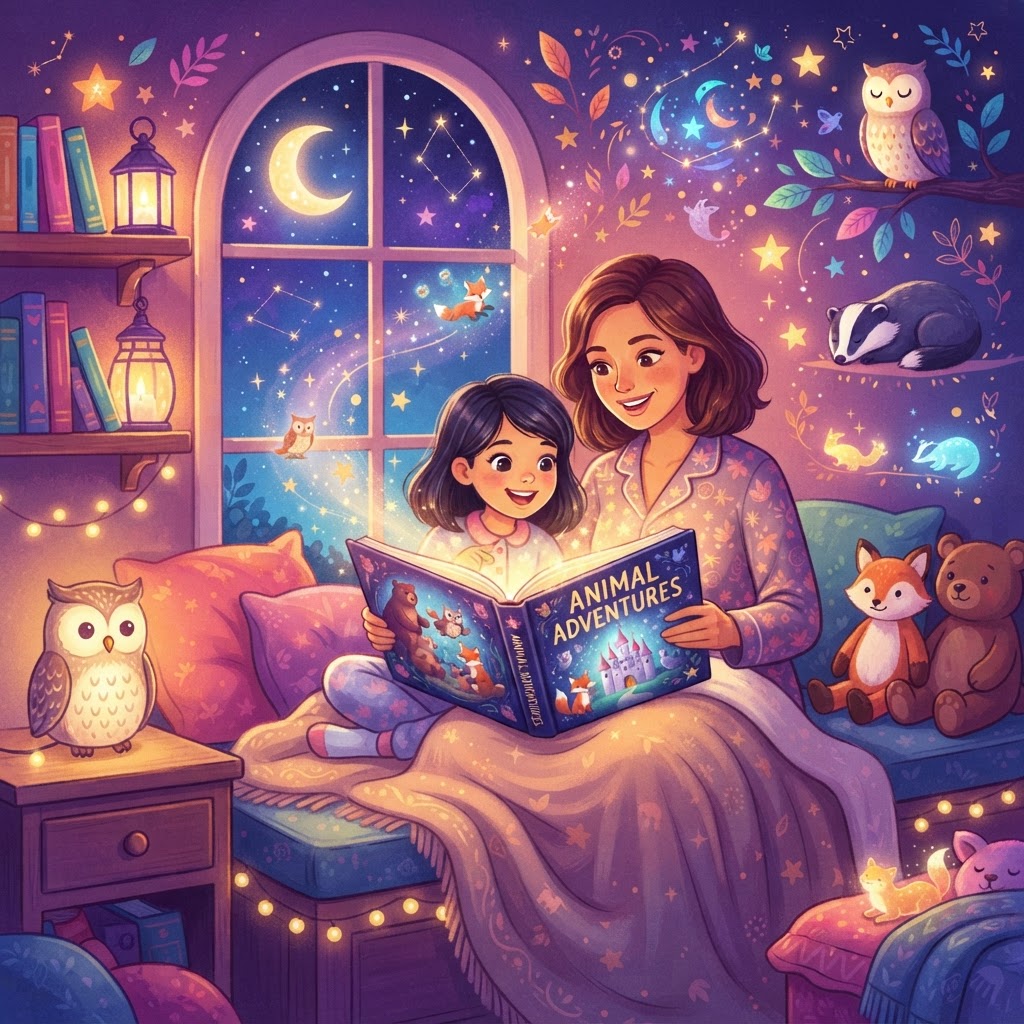 Featured image for Best animals bedtime stories for 9-year-olds - InstaTales AI storytelling blog