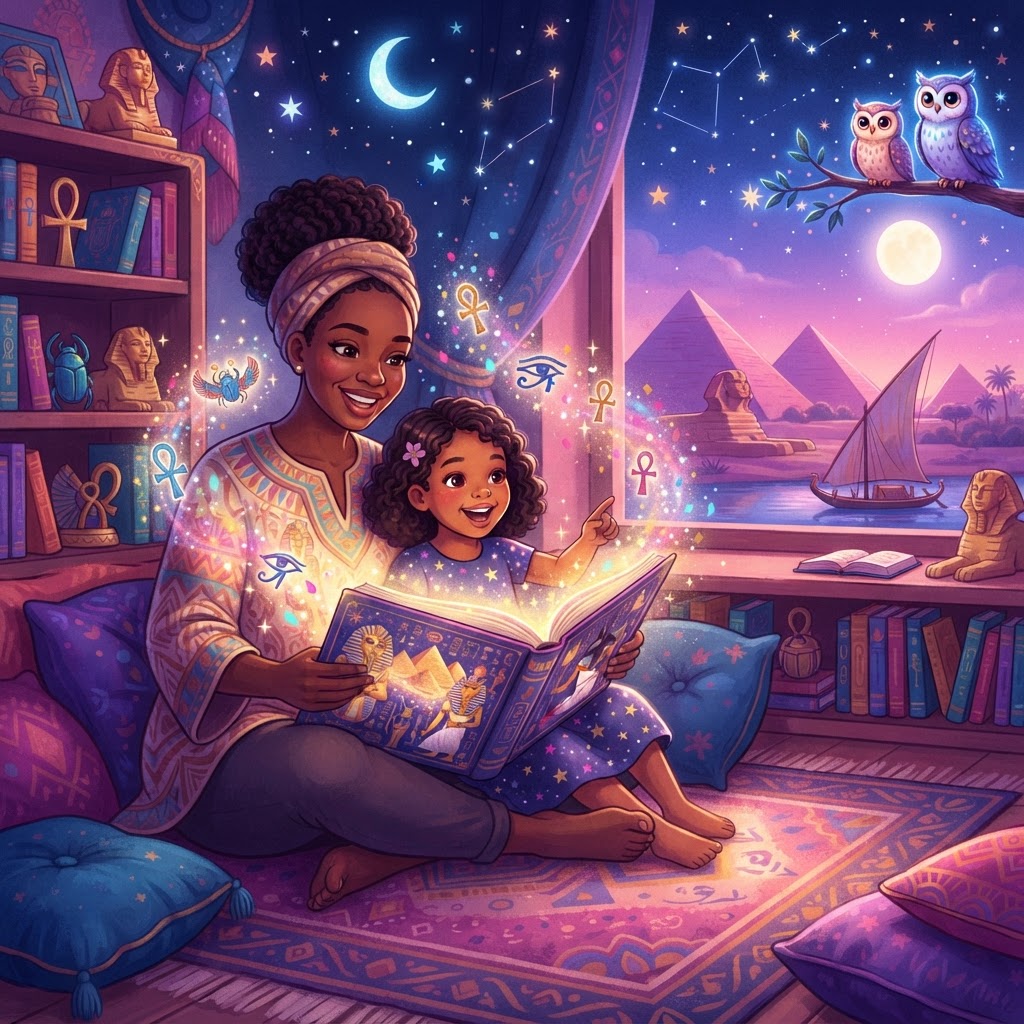 Featured image for Egyptian Stories for Kids: Myths Made Gentle - InstaTales AI storytelling blog