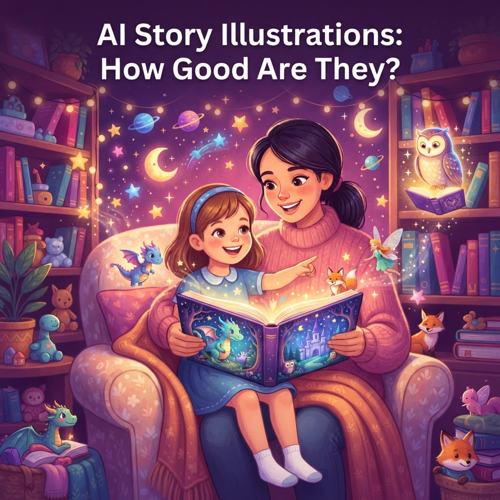 Featured image for AI Story Illustrations: Are They Good Enough? - InstaTales AI storytelling blog