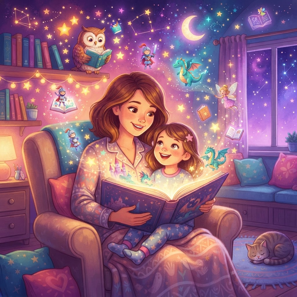 Featured image for Best sharing bedtime stories for 5-year-olds - InstaTales AI storytelling blog