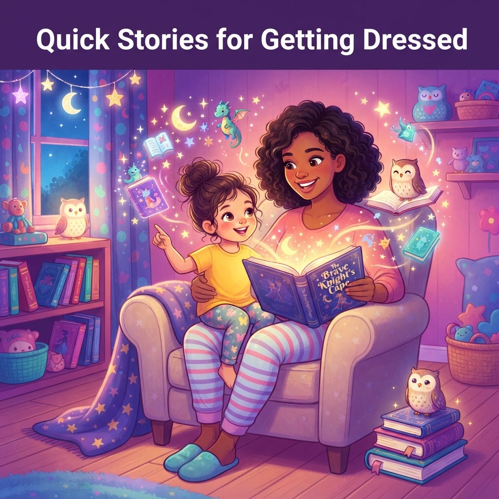 Featured image for Getting Dressed Stories: 5 Quick Morning Wins - InstaTales AI storytelling blog