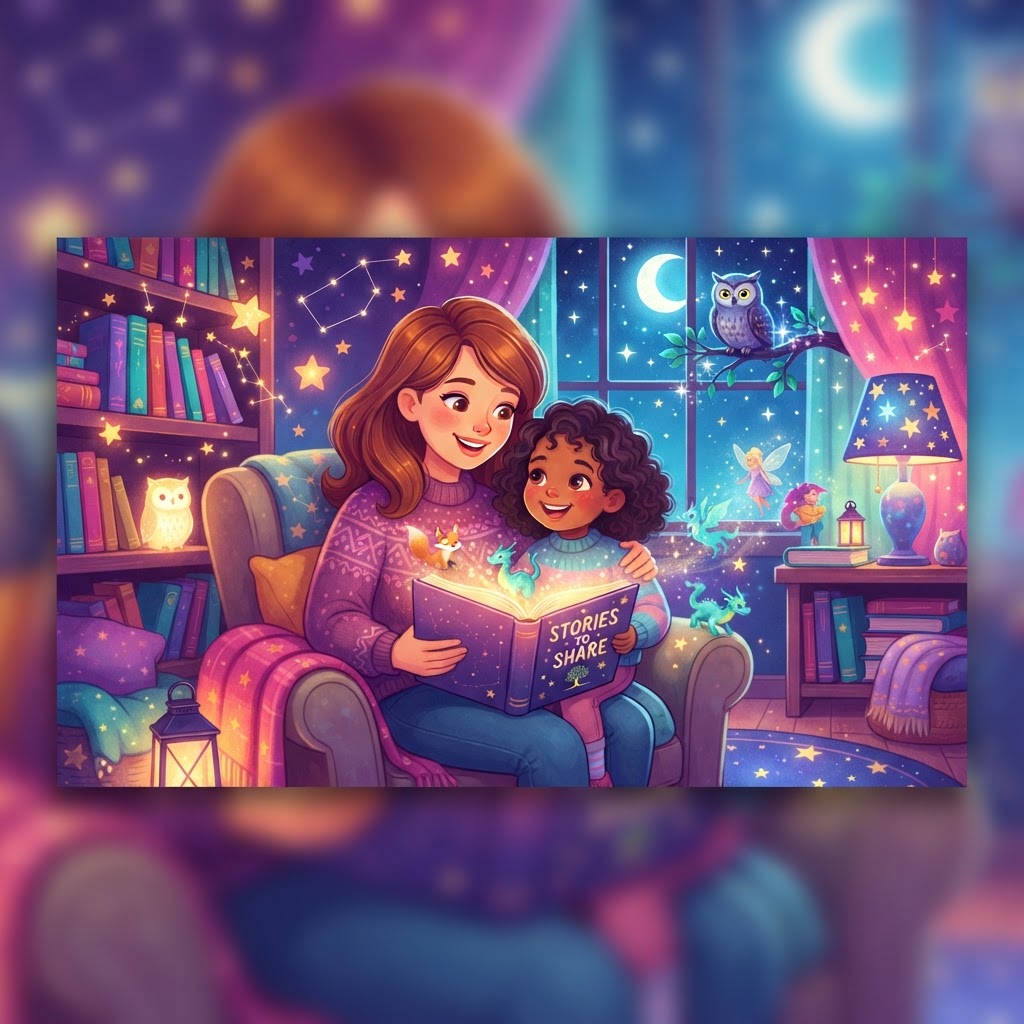 Featured image for 10 sharing story ideas for kids - InstaTales AI storytelling blog