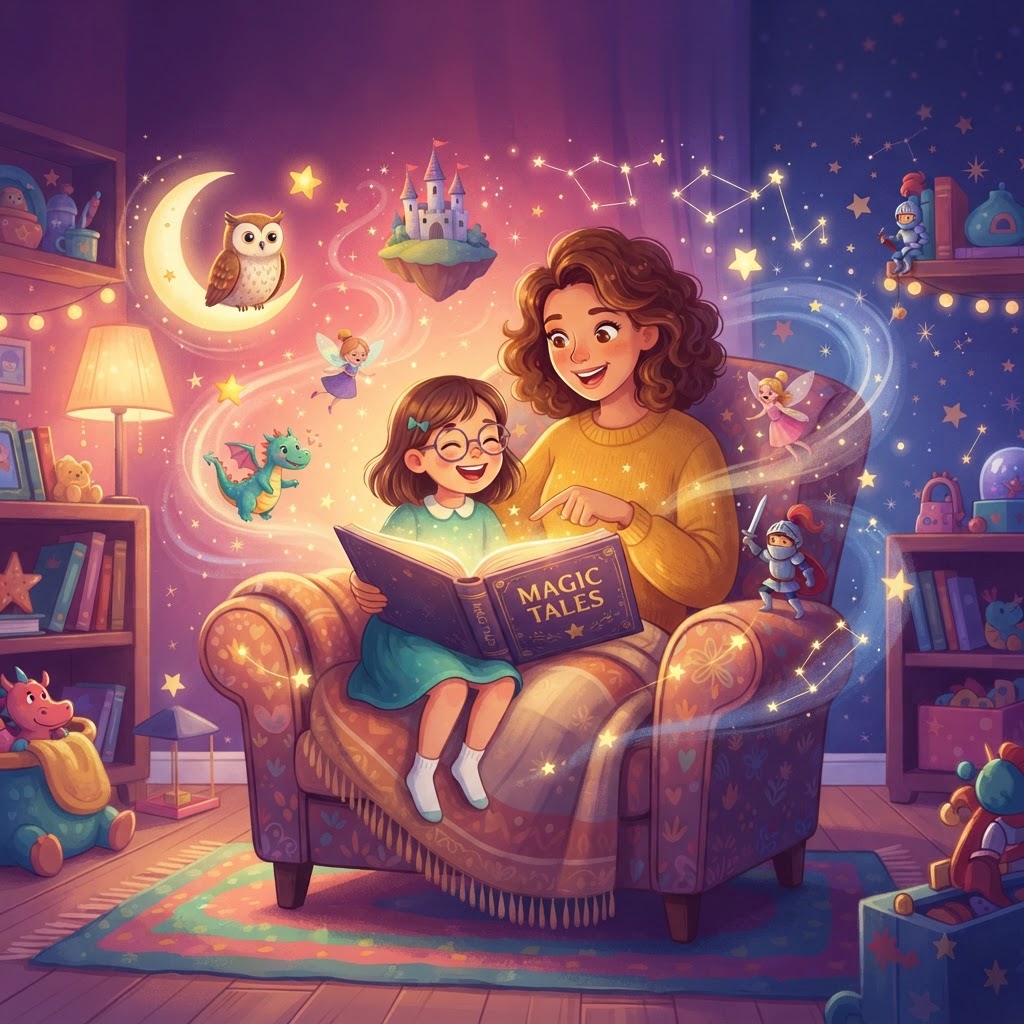 Featured image for 15 magic story ideas for kids - InstaTales AI storytelling blog