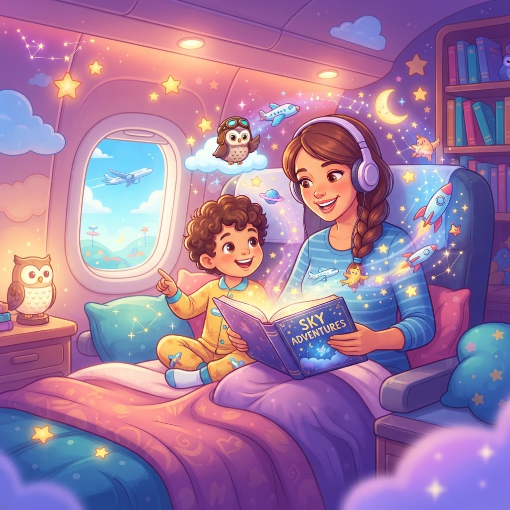 Featured image for First Airplane Ride Stories for Kids - InstaTales AI storytelling blog