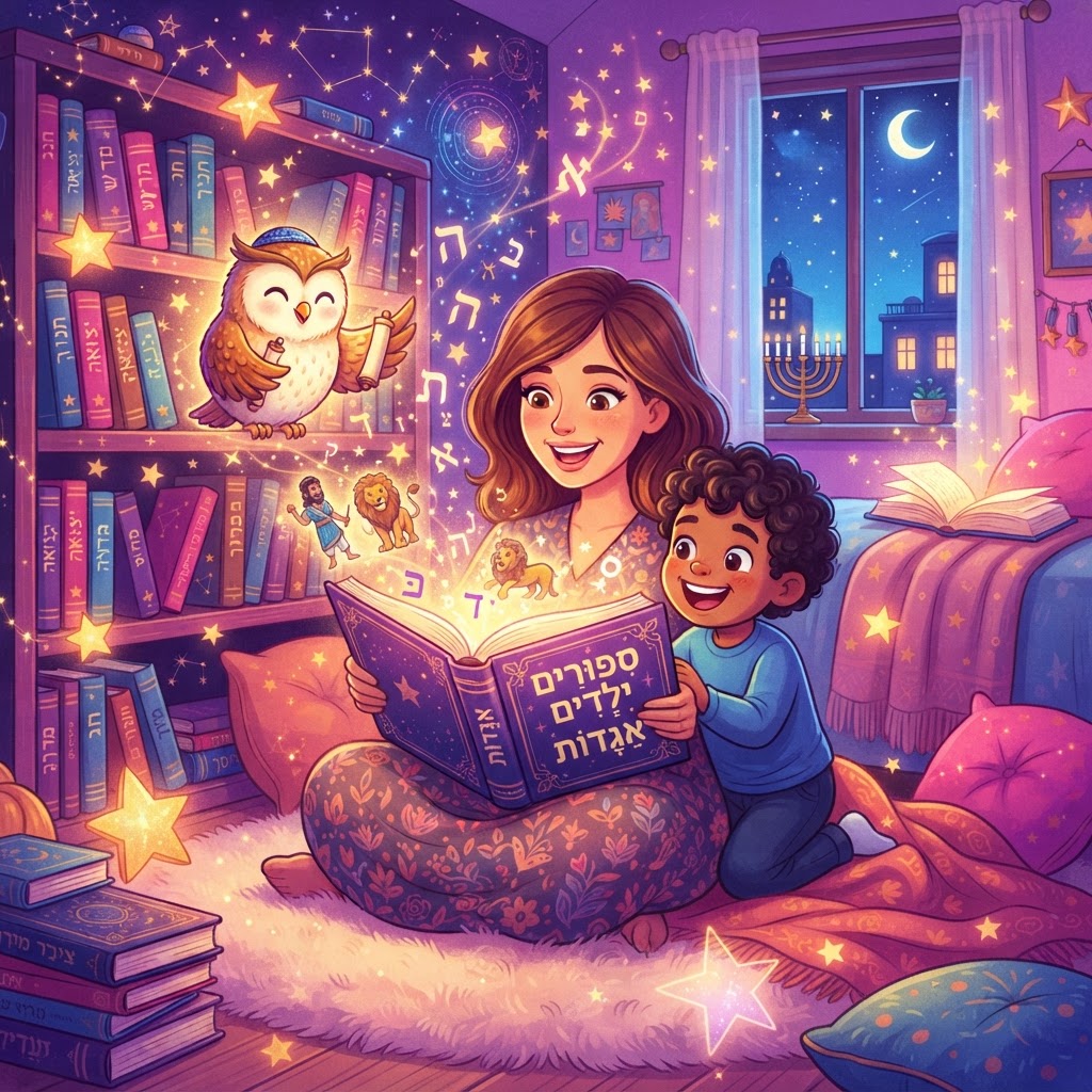 Featured image for Hebrew Stories for Kids: Benefits, Ideas & Tips - InstaTales AI storytelling blog