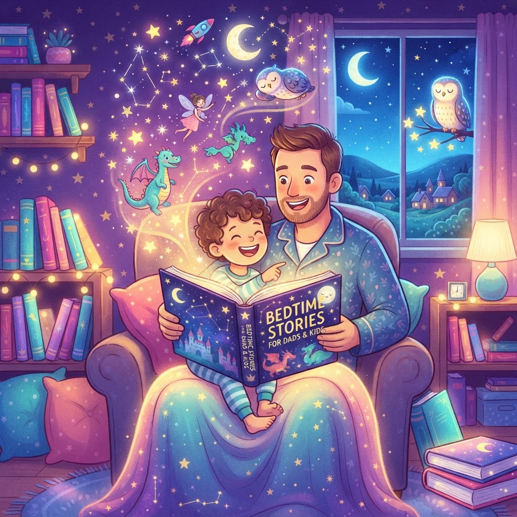 Featured image for Best Fathers Day Bedtime Stories for Kids - InstaTales AI storytelling blog