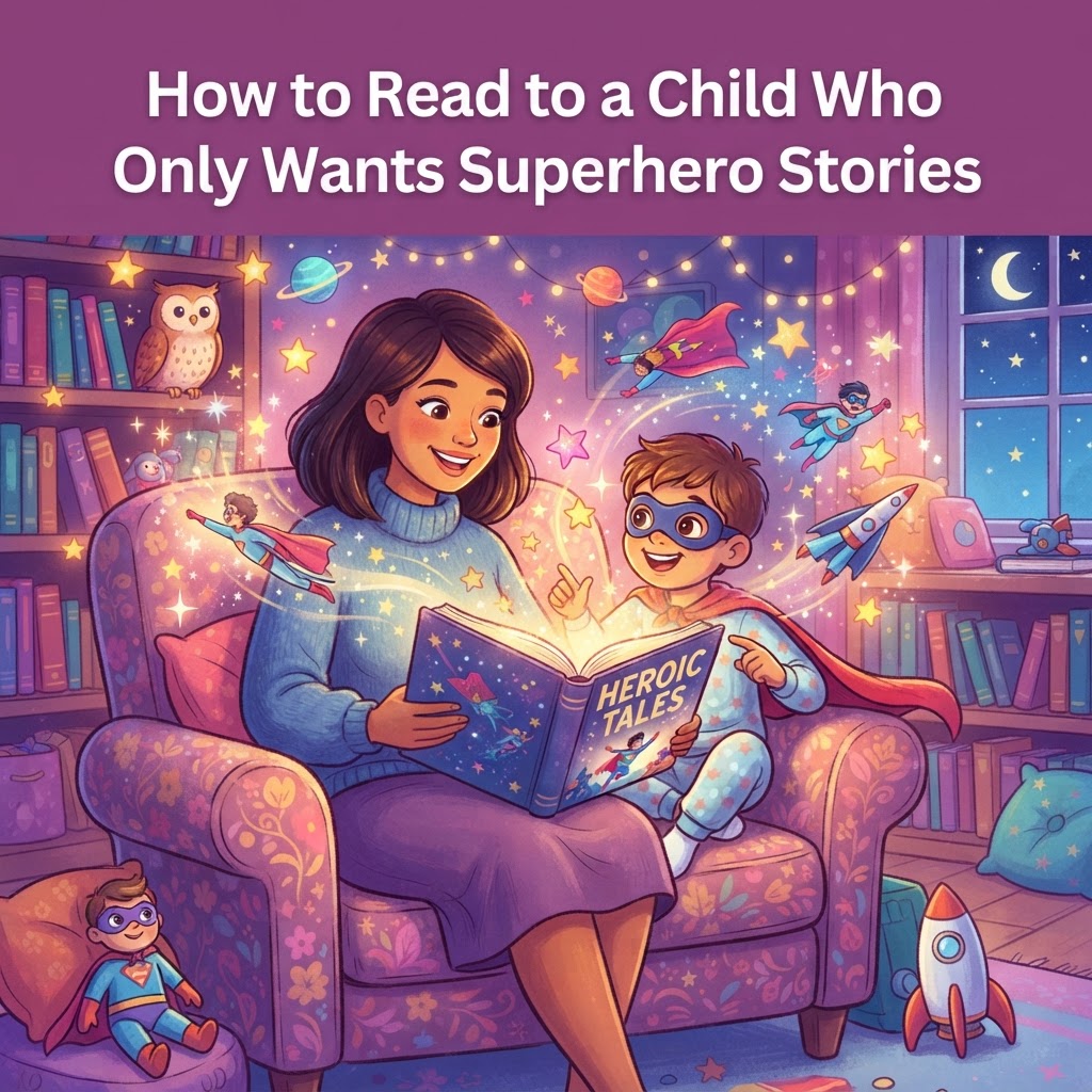 Child Wants Superhero Stories? Read With Variety
