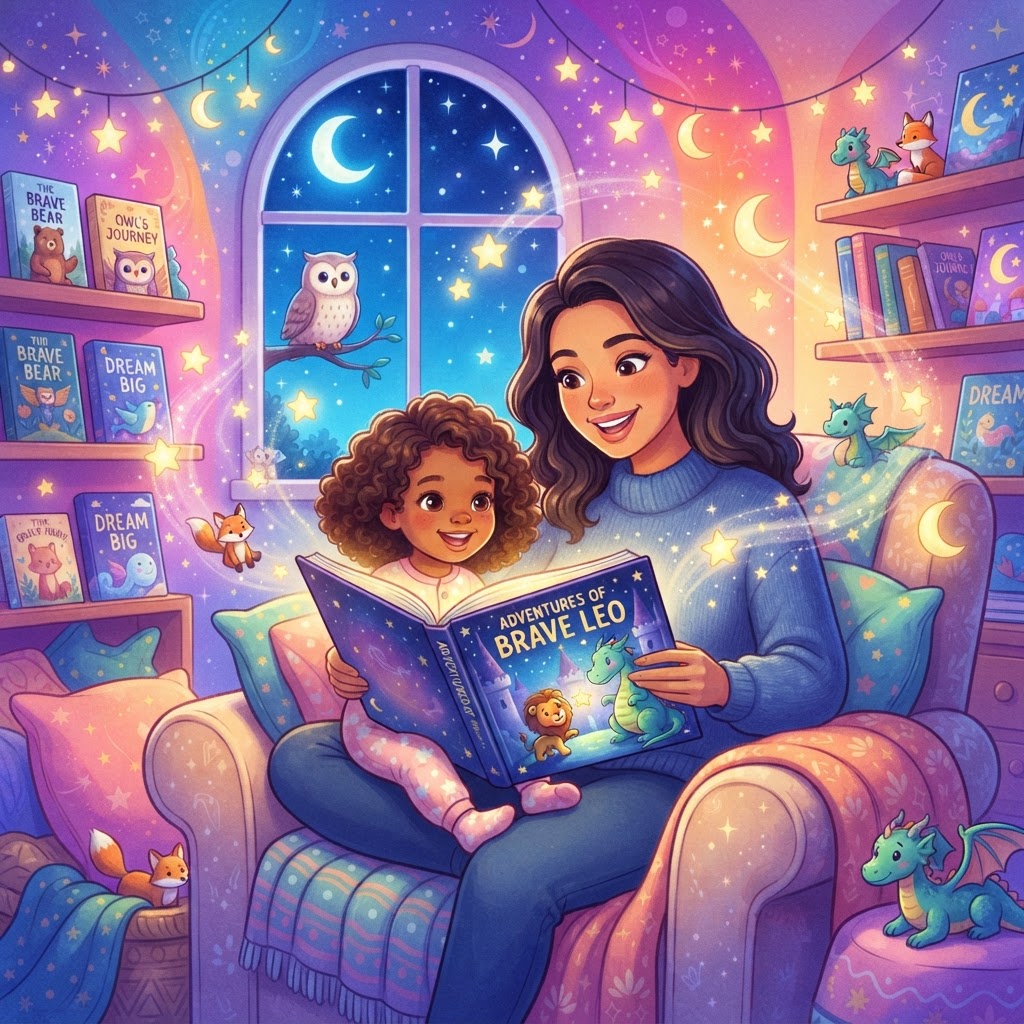Featured image for Best courage bedtime stories for 4-year-olds - InstaTales AI storytelling blog