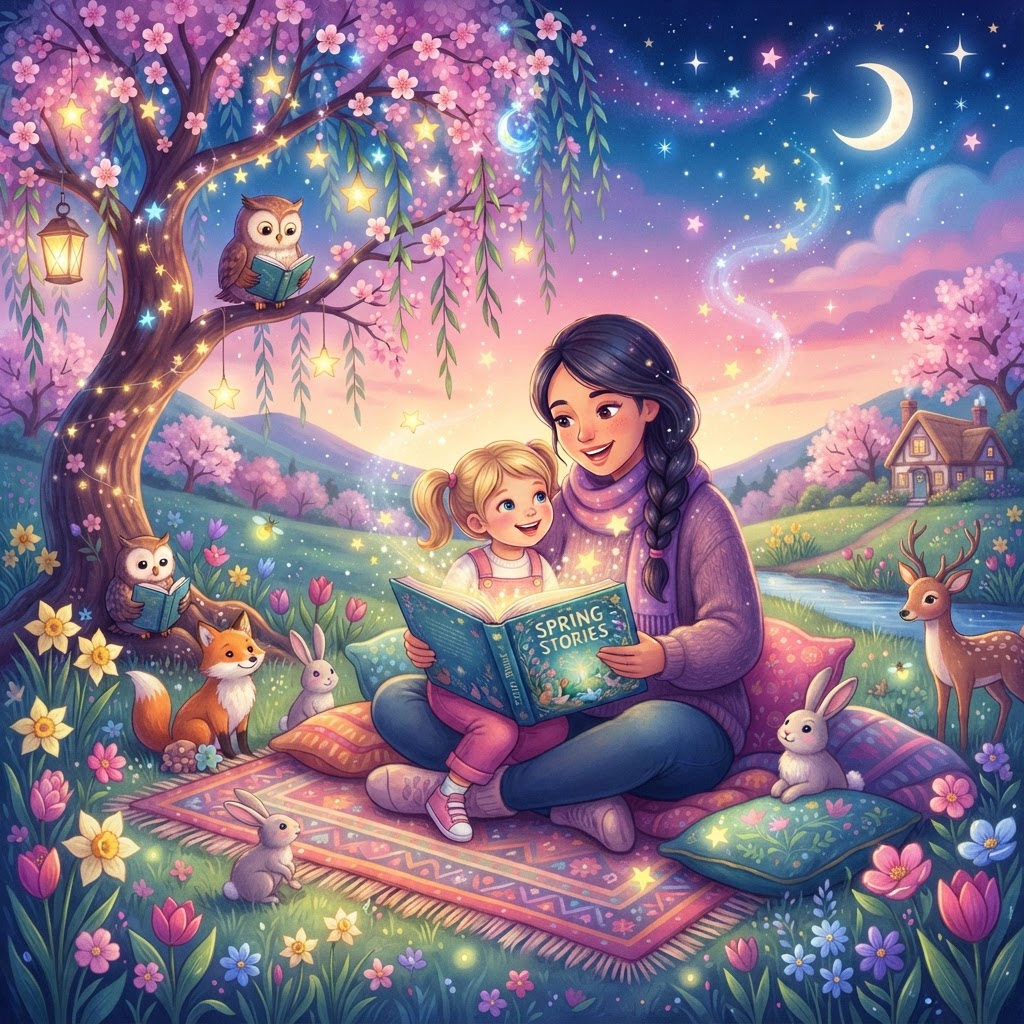 Featured image for Spring Equinox Stories for Kids: 7 Activities - InstaTales AI storytelling blog