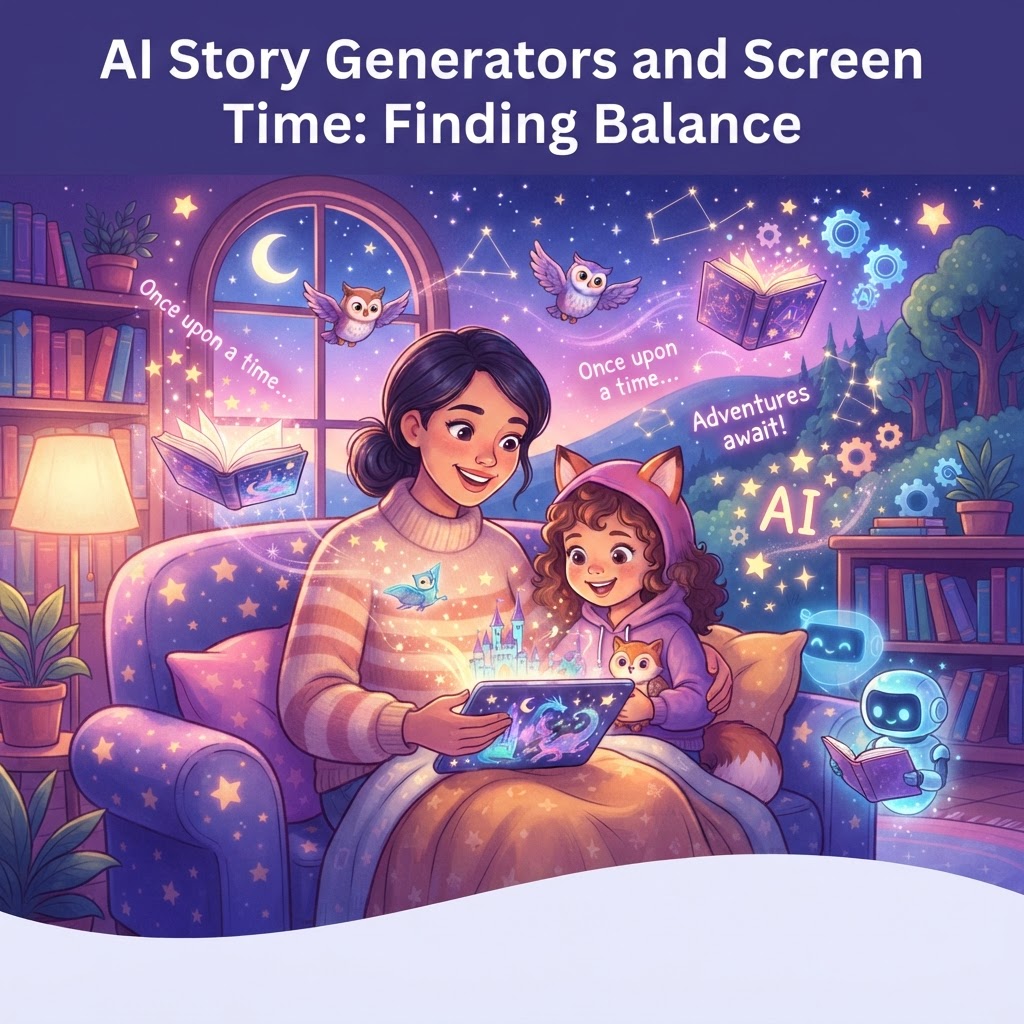 Featured image for AI Stories Screen Time: Finding Healthy Balance - InstaTales AI storytelling blog