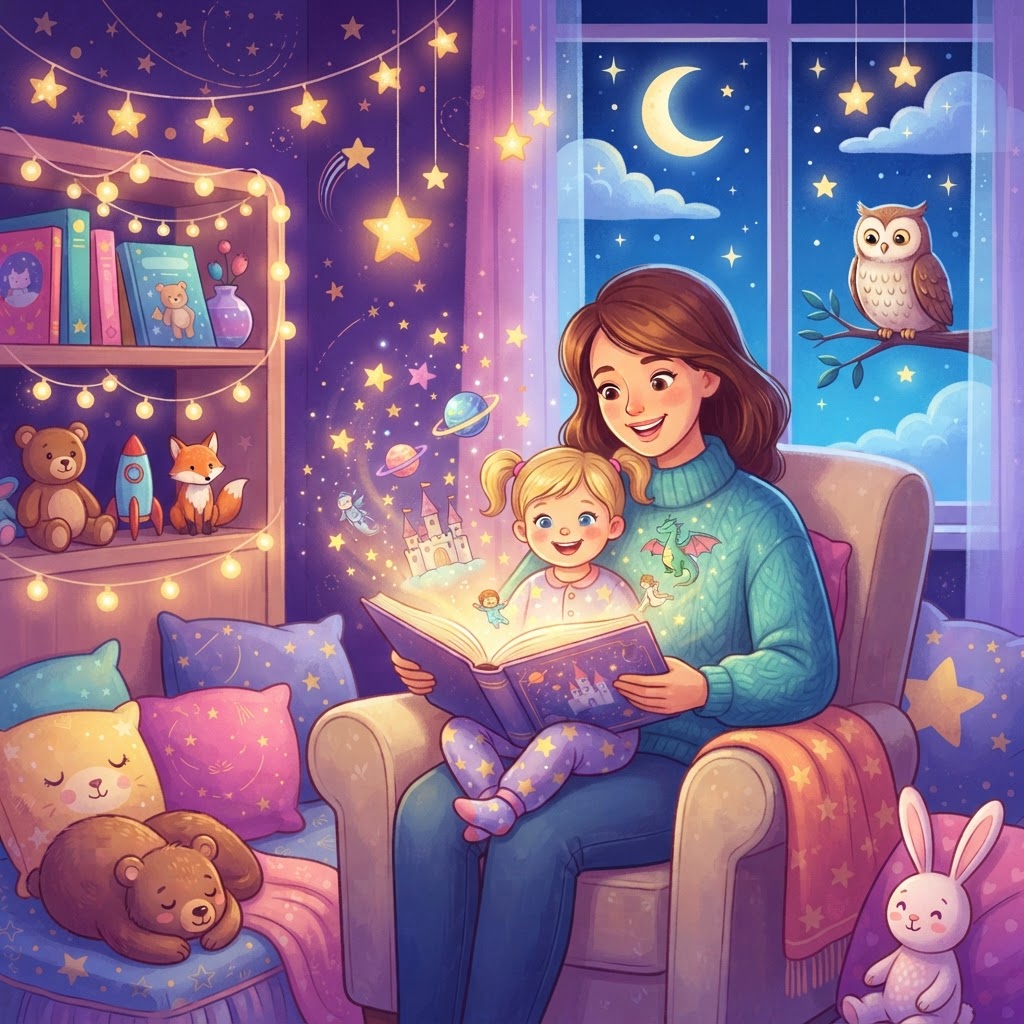 Featured image for Best sharing bedtime stories for 3-year-olds - InstaTales AI storytelling blog