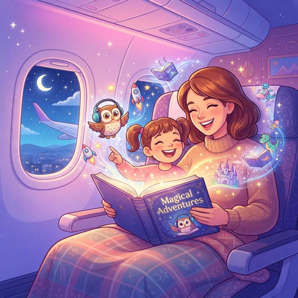 Featured image for Airplane Stories for Kids: Quick Flight Fun - InstaTales AI storytelling blog