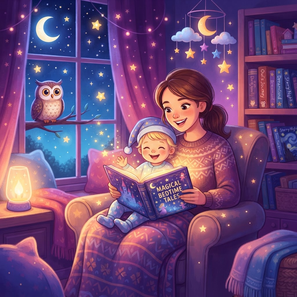 Featured image for Best magic bedtime stories for 1-year-olds - InstaTales AI storytelling blog