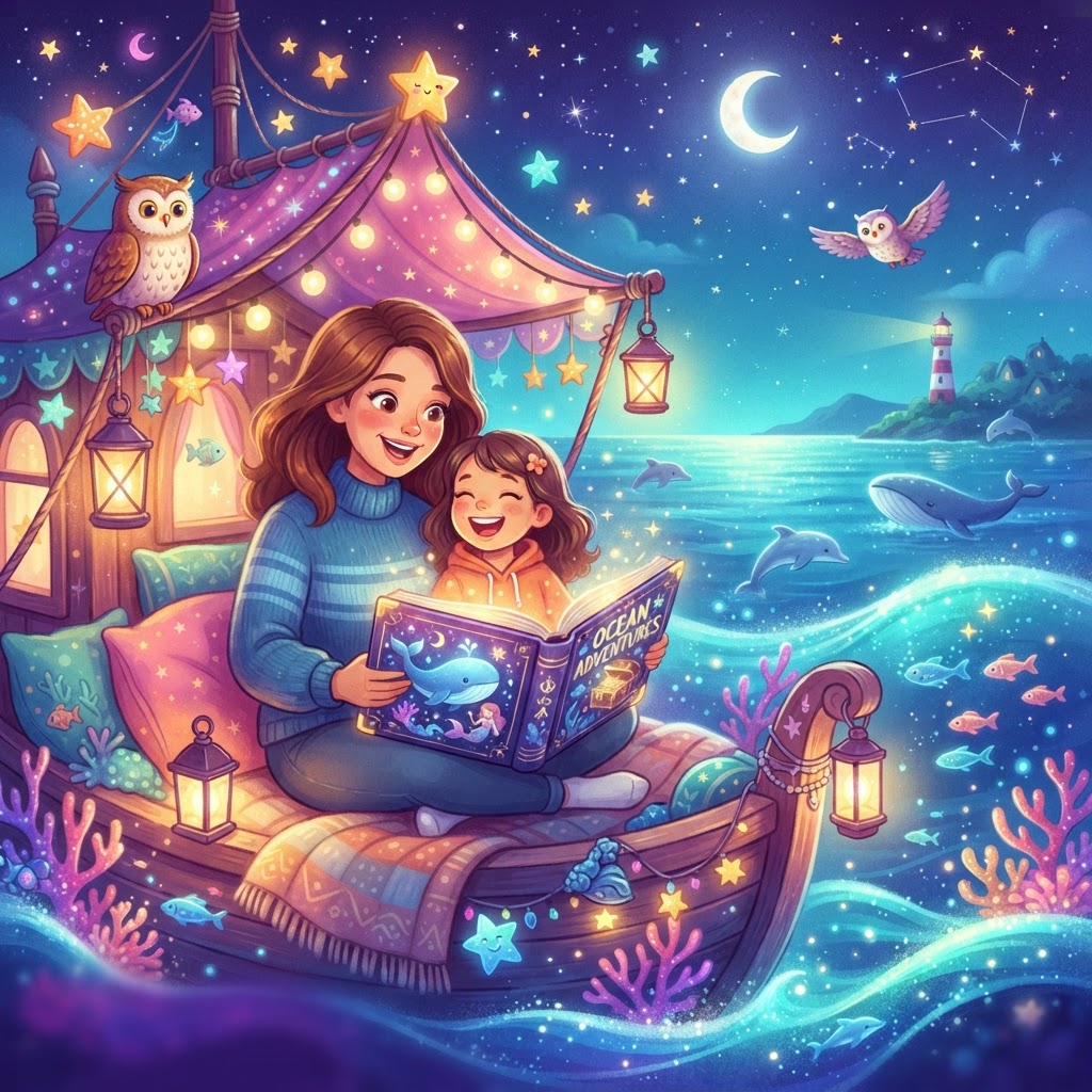 Featured image for 15 ocean story ideas for kids - InstaTales AI storytelling blog