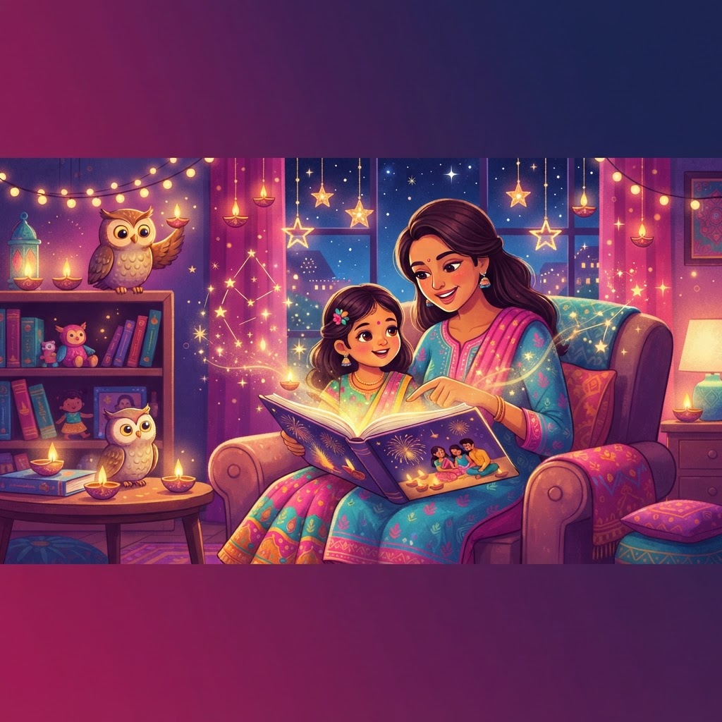 Featured image for Diwali Stories for Kids: 7 Magical Tale Ideas - InstaTales AI storytelling blog