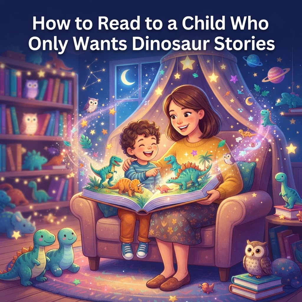 Child Wants Dinosaur Stories? Reading Tips