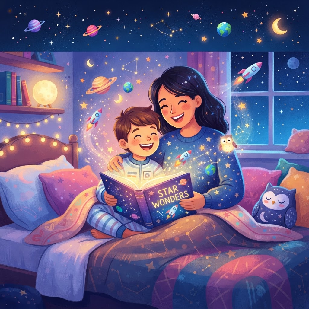 Featured image for Best space bedtime stories for 10-year-olds - InstaTales AI storytelling blog