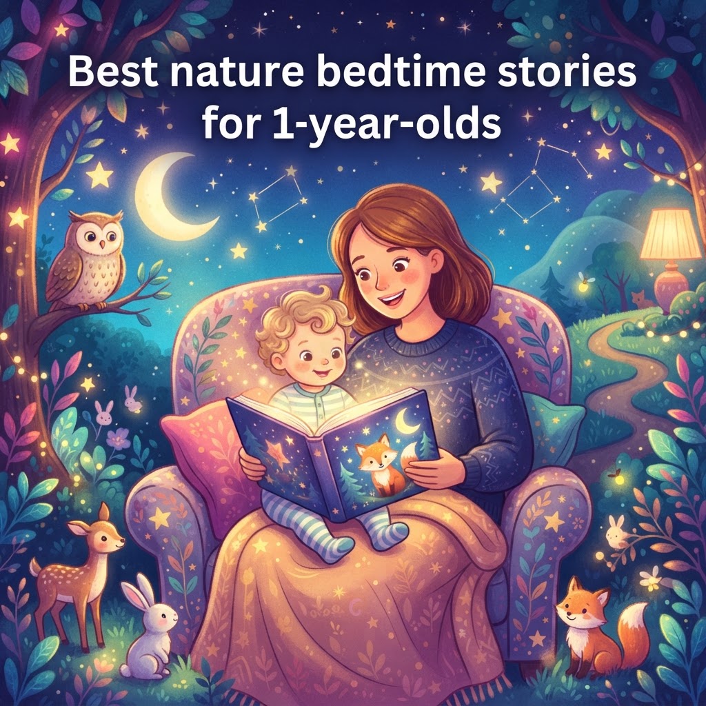Featured image for Best nature bedtime stories for 1-year-olds - InstaTales AI storytelling blog