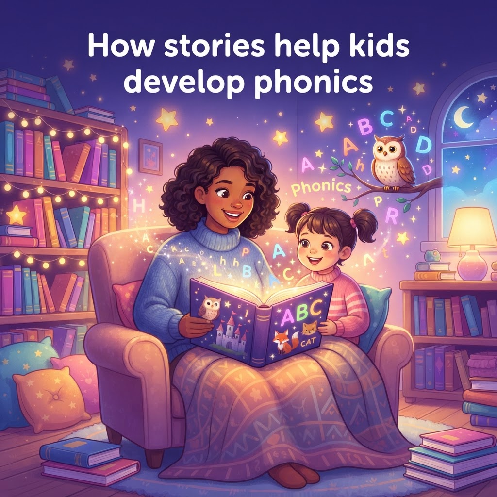 Featured image for Phonics Development Through Stories - InstaTales AI storytelling blog