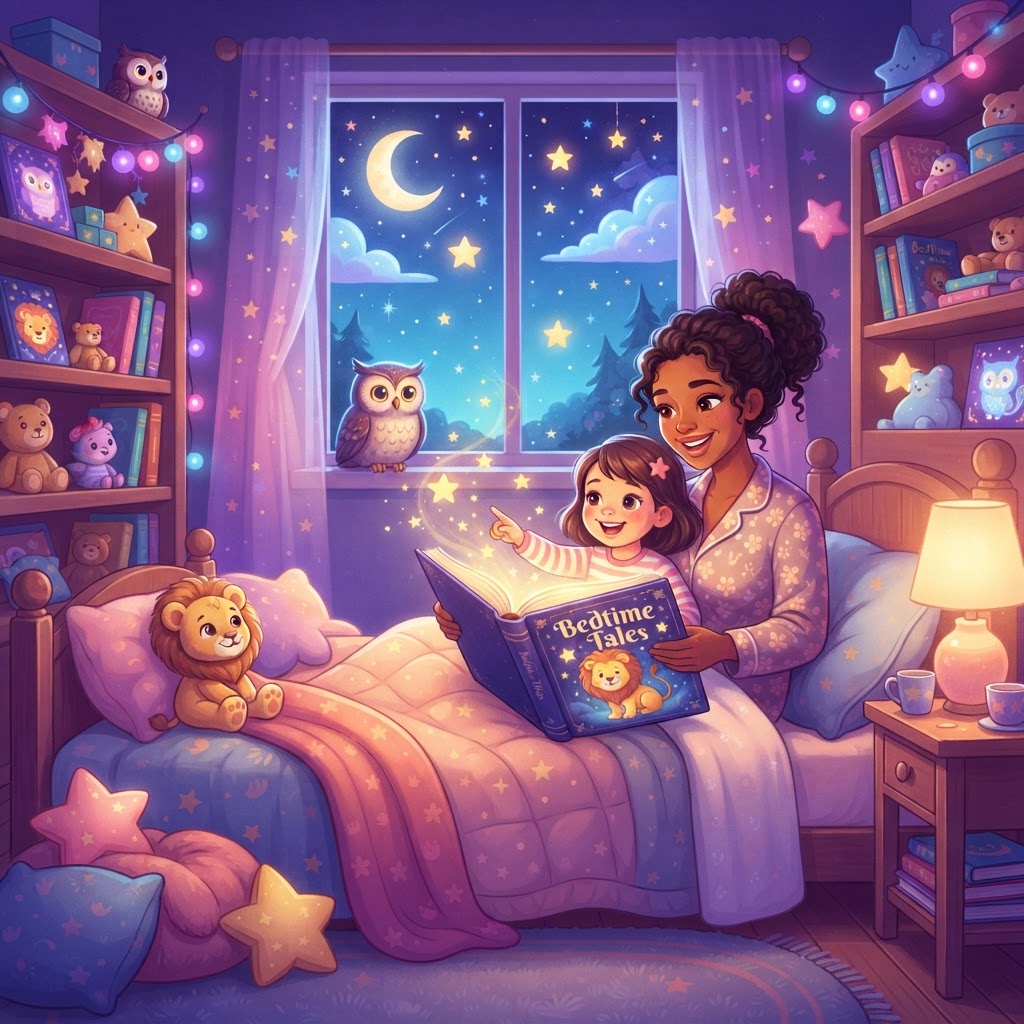 Featured image for Cute lions bedtime stories for children - InstaTales AI storytelling blog