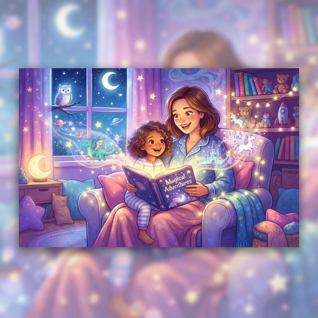Featured image for Why Kids Love Bedtime Stories So Much - InstaTales AI storytelling blog