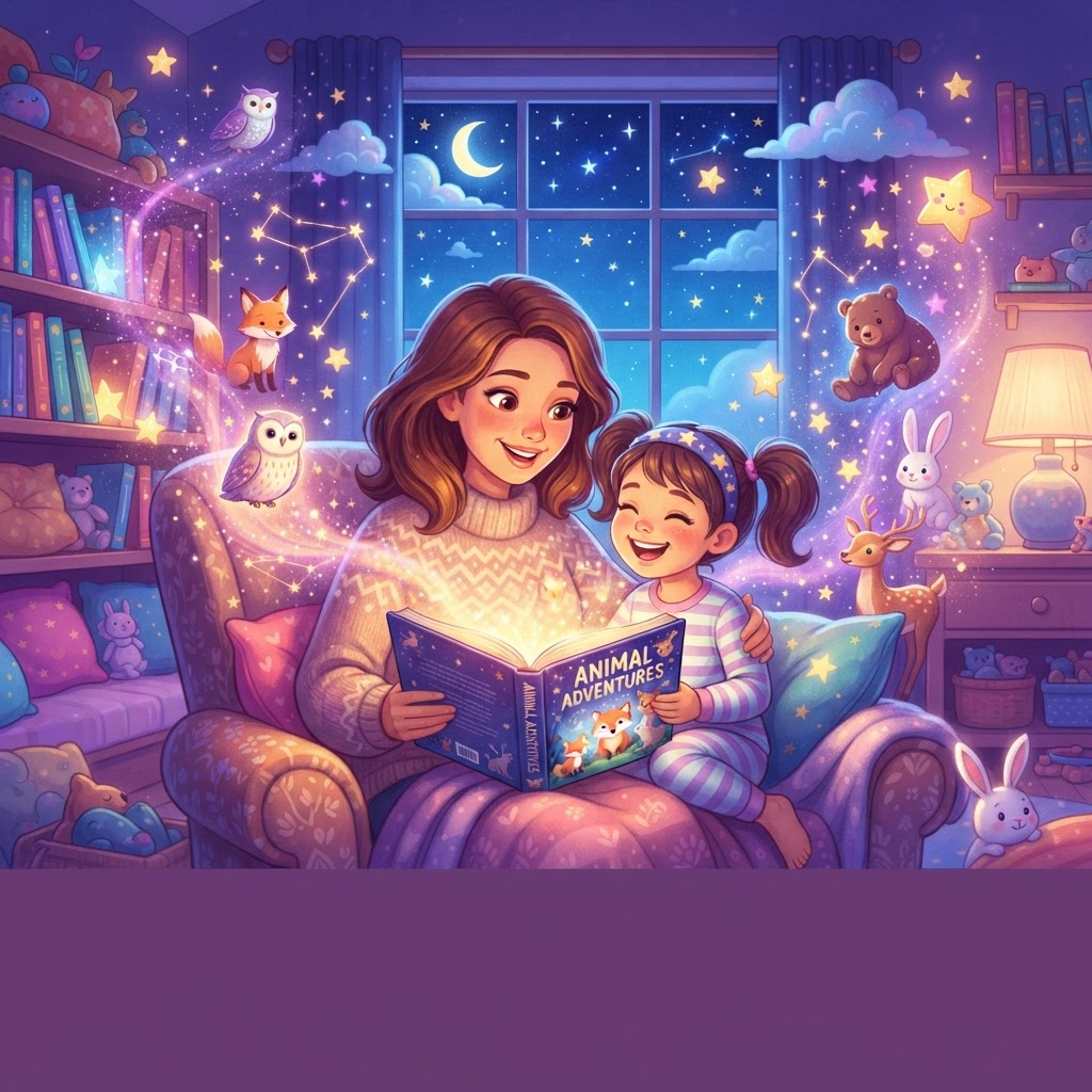 Featured image for Best animals bedtime stories for 8-year-olds - InstaTales AI storytelling blog