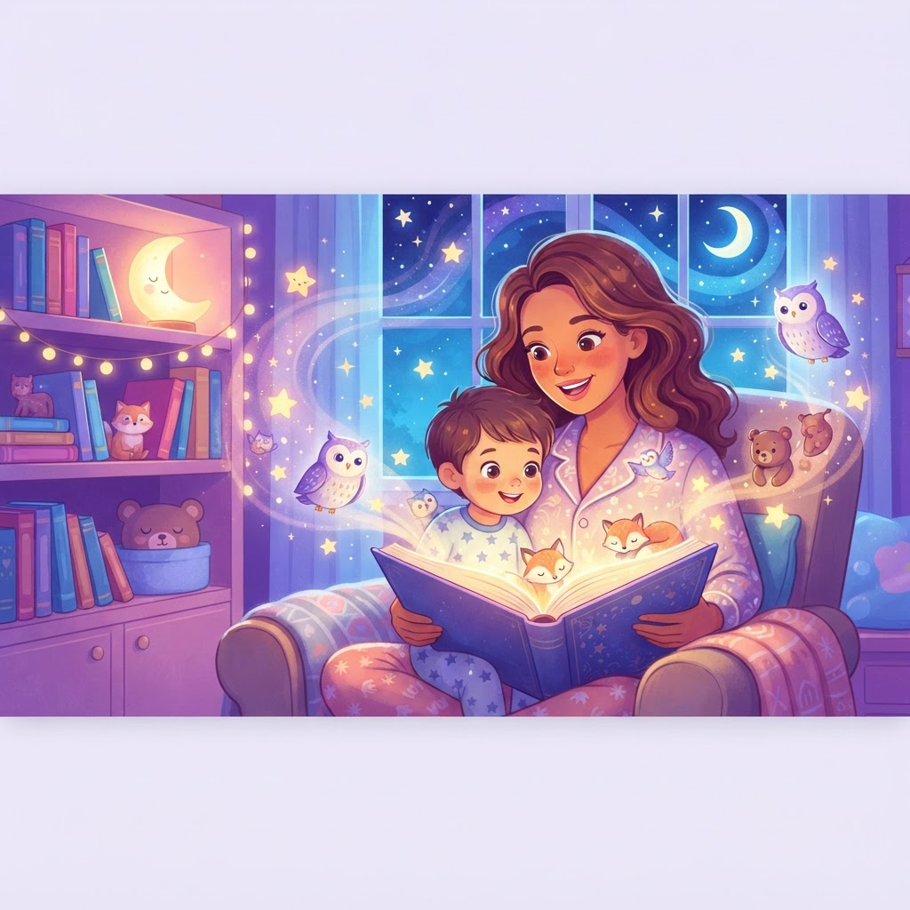 Featured image for Bedtime Stories When Kids Need Calming Down - InstaTales AI storytelling blog
