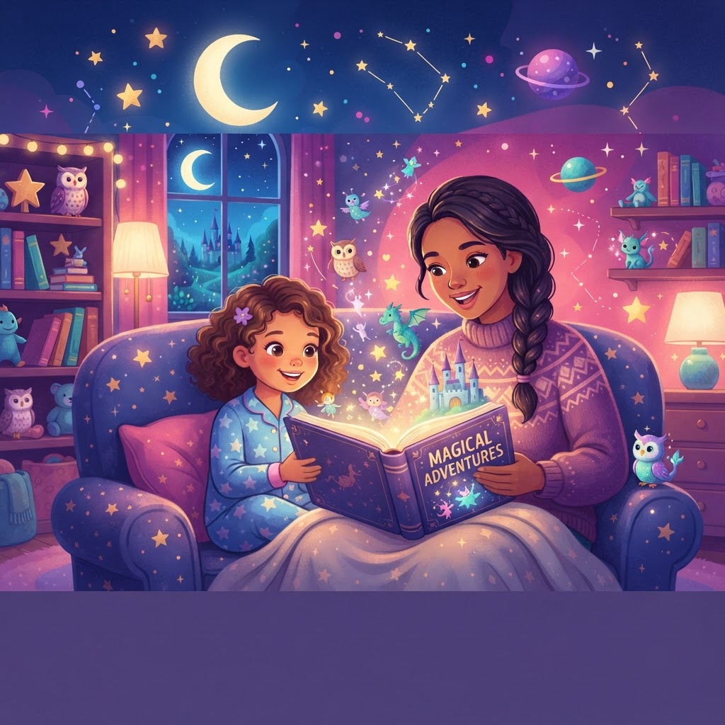 Featured image for Best sharing bedtime stories for 8-year-olds - InstaTales AI storytelling blog